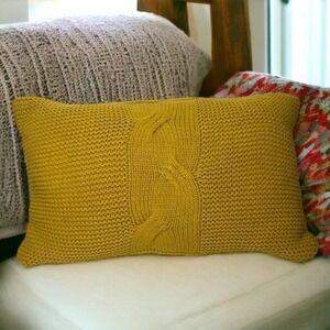 Celerie by Celerie Kemble Cable Knit Seeater Decorative Pillow‎